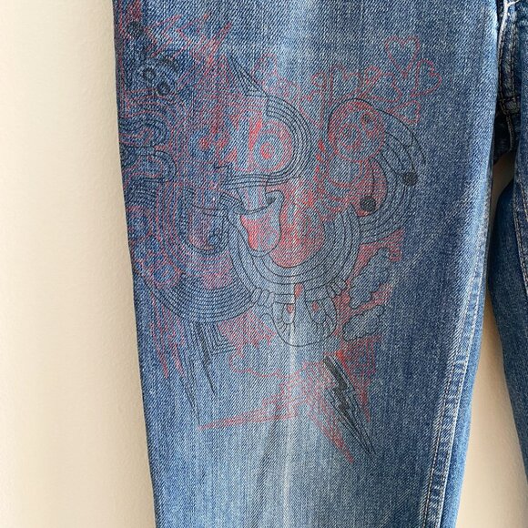 Marc Jacobs Vintage Tattoo Spiderweb Jeans 2 - Picture 4 of 12